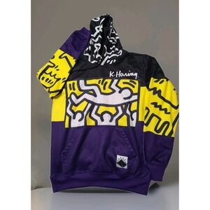 Members Only x Keith Haring Collab‎ Size S Crowd Surfing Art Hoodie